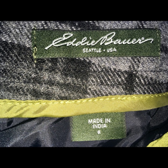 Eddie Bauer Wool Plaid Mini - Picture 2 of 2